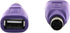 USB to PS2 Adapter 2PCS Purple USB Female to PS/2 Male Converter Adapter for Mouse and Keyboard...
